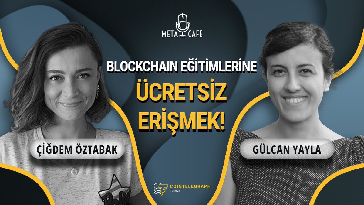 MetaCafePod's tweet photo. Yılın ilk röportajı @cigdemoztbk &amp; https://t.co/9sgDmKpsMH kurucu ortağı Gülcan Yayla ile gerçekleşti. ✨ 
Ücretsiz olarak dünyaya açılan blockchain eğitimleri hakkında bilgi sahibi olmak ve keyifli sohbetin parçası olmak için:

Cointelegraph YouTube: https://t.co/FV8c5toJ0A https://t.co/shEGkvBsPp