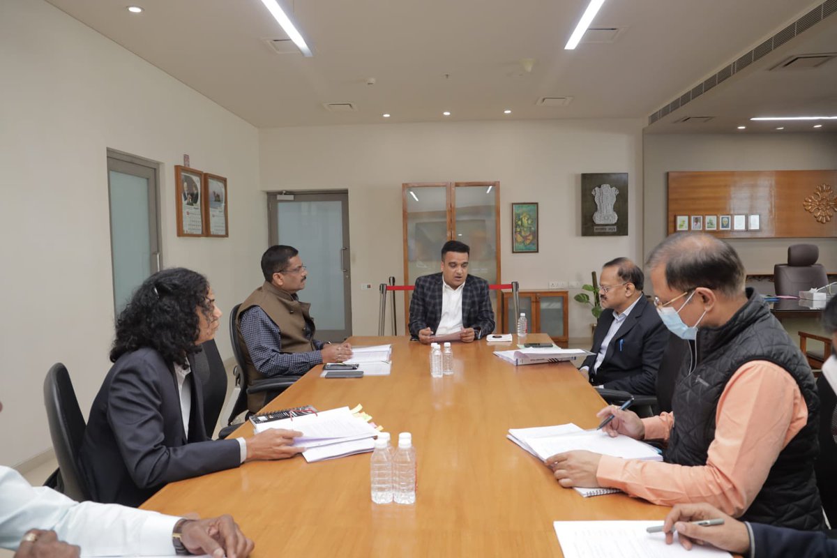 Harsh Sanghavi on Twitter "Held a meeting today morning with the Jail