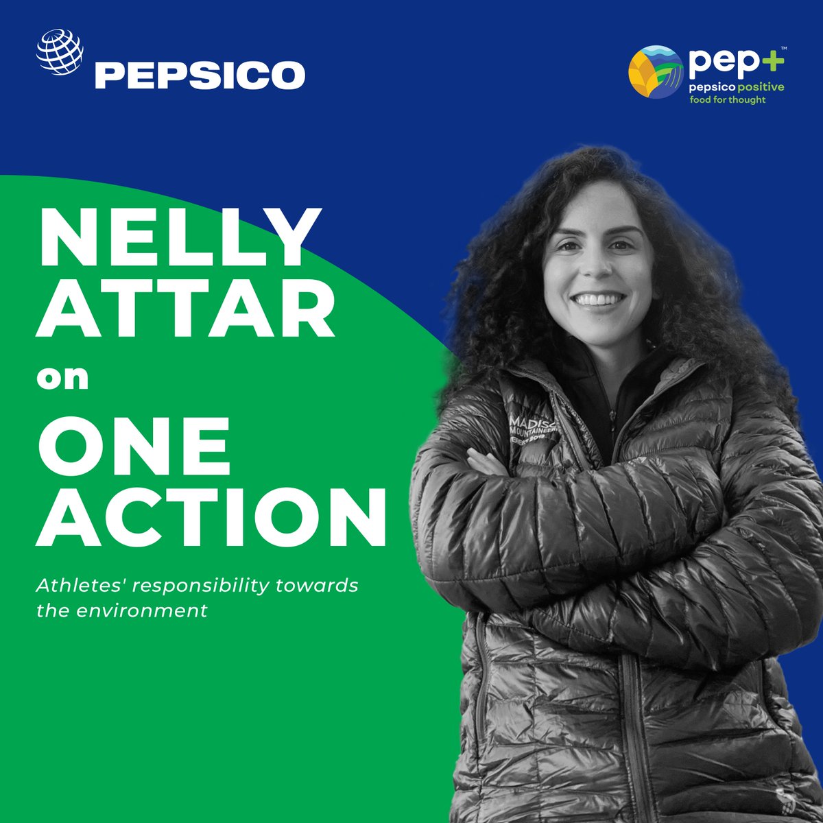 PepsiCoMidEast's tweet photo. In this episode of #PepsiCo’s #FoodForThought #OneAction podcast, we bring you a conversation with Nelly Attar who started out as a mental health professional & later found her purpose in sports & physical fitness - becoming the first Arab woman to summit K2! Tune in & enjoy! https://t.co/kOKPJtH0PO