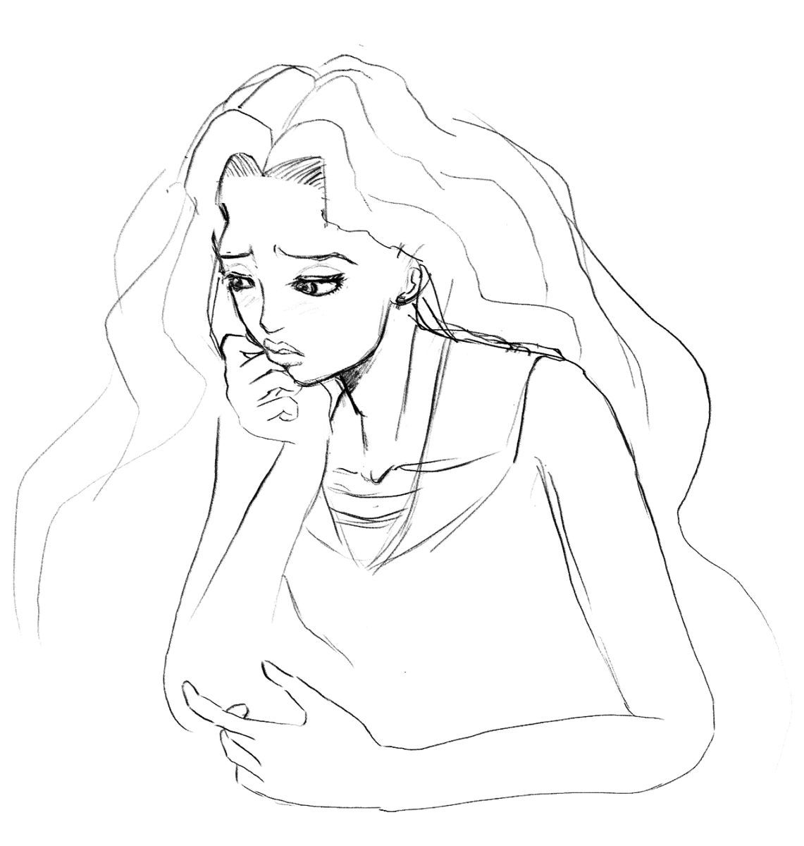 OmoIllust's tweet photo. 次の描き始めました
今度は完成後にまた投稿します。。
一応由花子さんのつもりです🙇🏻‍♂️ 
描き上げられるか心配…

#イラスト #お絵描き 
#お絵描き練習中 
#お絵描き初心者 
#illustration #wip https://t.co/vQN7dUpfzP