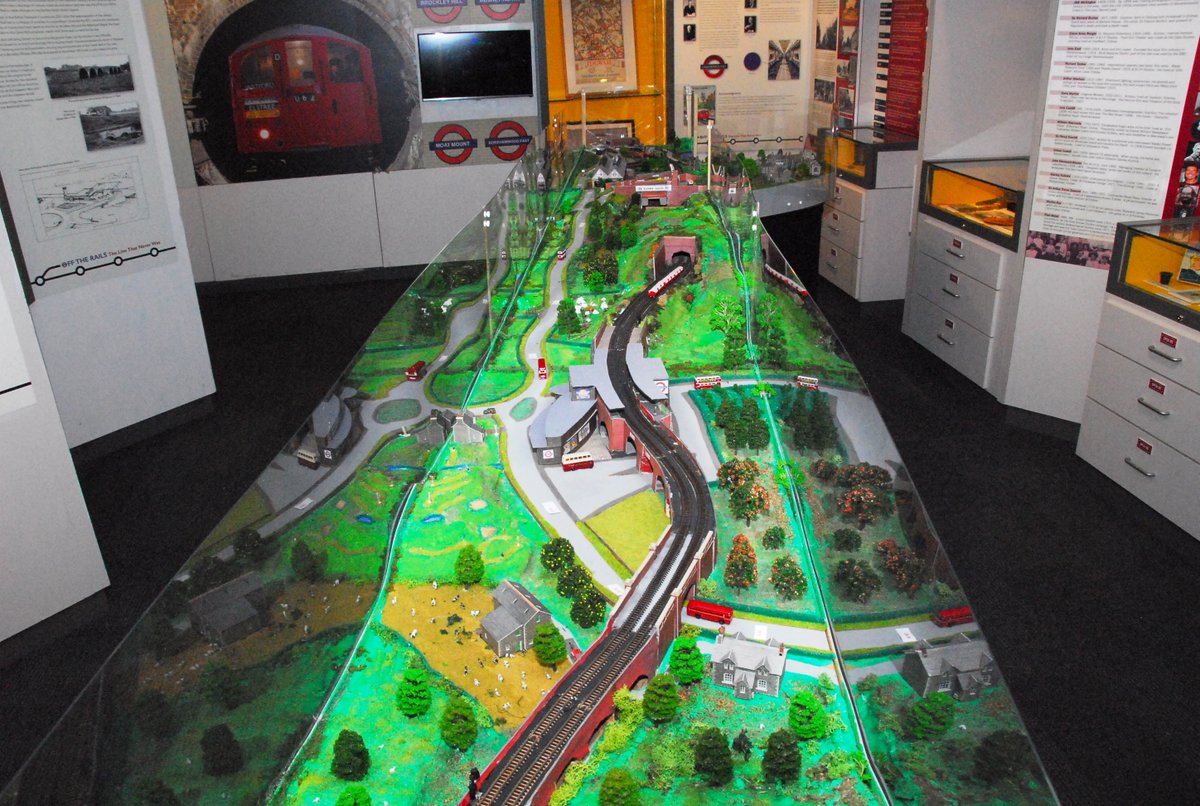 This is your last chance to visit Off The Rails, our very popular exhibition about the cancelled Edgware to Bushey Heath tube extension.
We are open today, Thursday and Saturday, when we will close. We reopen on Tuesday 31st January with Murder, Mayhem &amp; Mystery
Don't miss out!