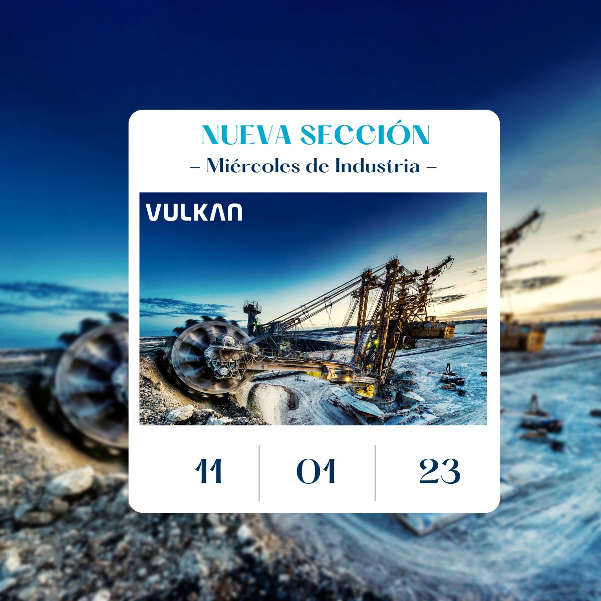 VulkanEspanola's tweet photo. Feliz año 2️⃣0️⃣2️⃣3️⃣ Nuestro primer regalo es el lanzamiento el 11 de enero, de la nueva sección informativa en nuestro perfil de LinkedIn, MIÉRCOLES DE INDUSTRIA, donde encontrarás, 👇
Productos
Noticias del sector Industrial y Energético 
Curiosidades VULKAN 
Entrevistas y más! https://t.co/NiJgWd8P07