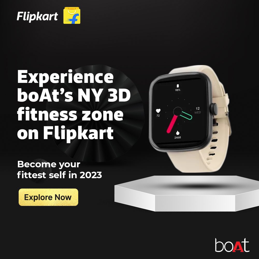 Flipkart on Twitter "Experience boAT’s 3D fitness zone on Flipkart. your fittest self