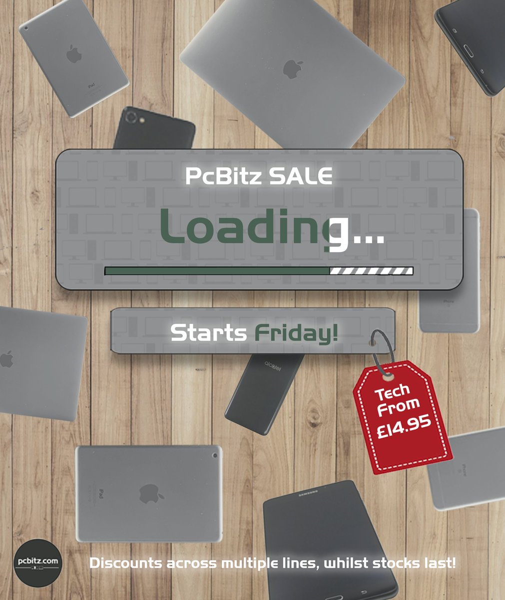 PCBITZ's tweet photo. Happy New Year!🎆
The PcBitz January Sale is LIVE from FRIDAY 6th January🛍️
Grab yourself a bargain on a wide range of stock, whilst it lasts!
➖
➖
➖
#pc #pcbuild #laptop #laptops #computer #computing #computers #SALE #sale #january #januarysale #January2023 https://t.co/CJgE3ekxQ6