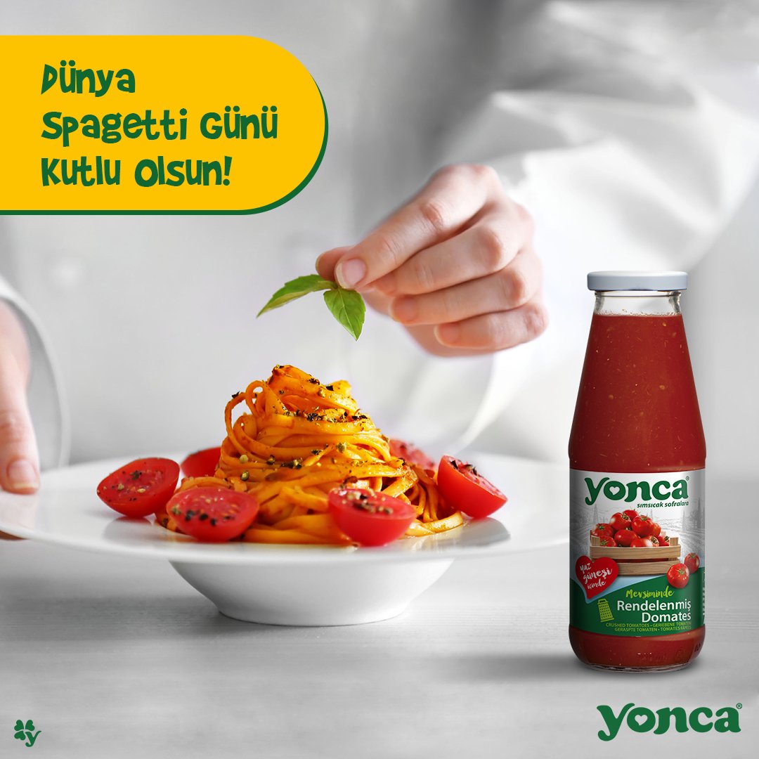 yonca_gida's tweet photo. Yonca Rende Domates sayesinde yorulmadan hazırlayabileceğiniz enfes bir tabak spagetti ile #DünyaSpagettiGünü ‘nü kutlamaya ne dersiniz?🍝 #YoncaGıda https://t.co/SxDk9eDP78