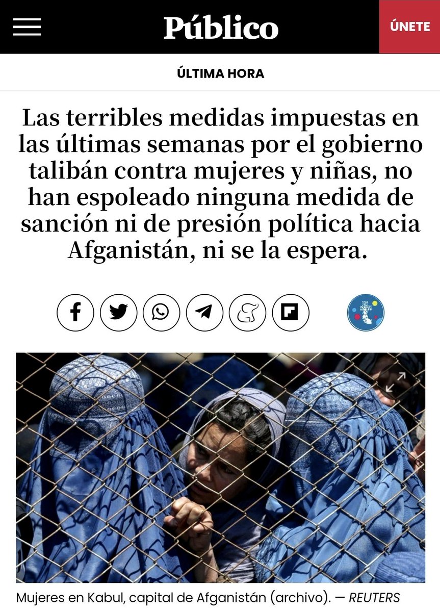 Leia19ABY's tweet photo. Gulalai Hotak, jueza afgana: 'El mundo abandona a las mujeres de mi país a su suerte'
No se ha tomado ningún tipo de medida de sanción hacia #Afganistán @ONU_derechos
@Europarl_ES
Ya ni siquiera son noticia
#porellas hablemos al menos https://t.co/WN7q9I96Ig vía @publico_es https://t.co/X38Myb3feg