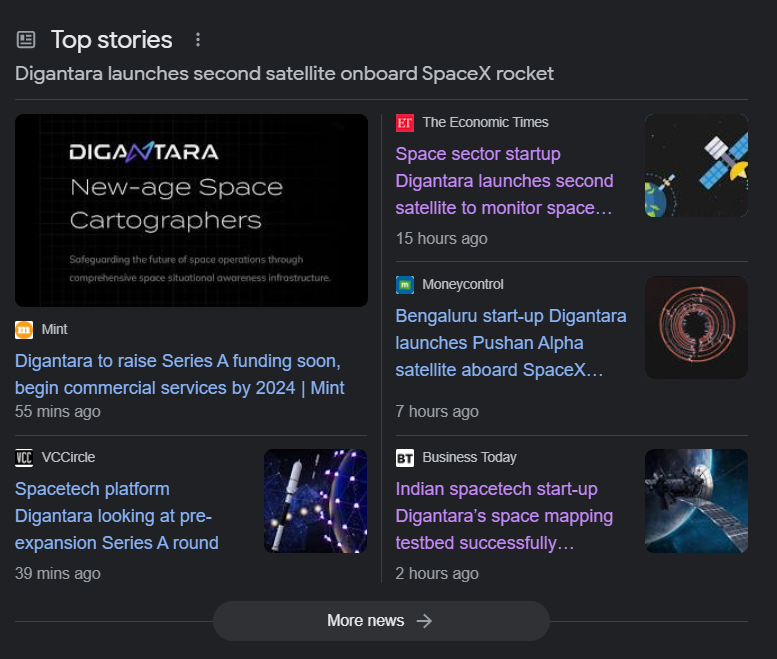 RajdeepDhanjal1's tweet image. @Digantarahq  launches its second satellite onboard @SpaceX rocket

Pushan-Alpha covers its launch update everywhere!

It&apos;s Just an Start for Digantara - Upcoming Space Mission

#digantara #pushanalpha #spacex #ssa #spacesituation @livemint @moneycontrolcom @businesstoday