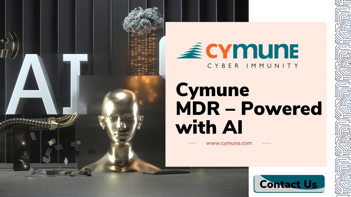Cymune’s AI-based MDR services can deliver high-speed cyber defense that matches the speed of attacks, as we differ from traditional MSSP services.

Learn More about it: cymune.com/services/ai-en…
#Cymune #MDR #AI #ManagedDetectionandResponse #CyberSecurity