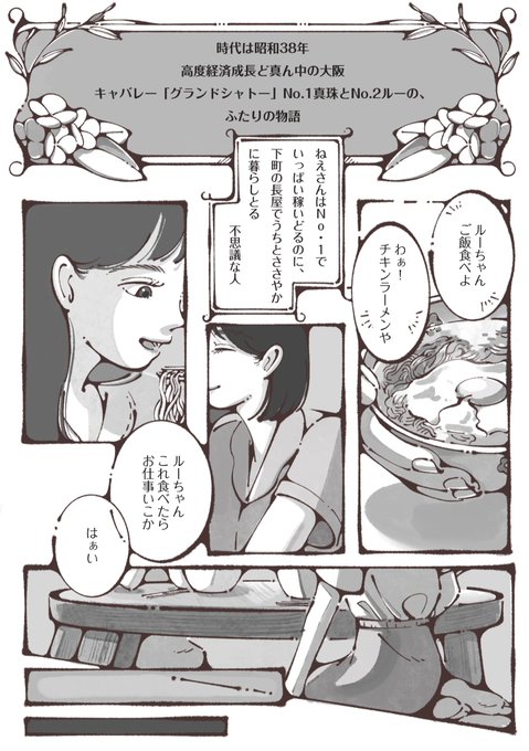 初の装画のお仕事です!!
試行錯誤しつつ、2人の生き様を写真で切り取るイメージで、楽しく描かせて頂きました。

コミックも是非ご覧ください。

https://t.co/UwQUxi8VL3 