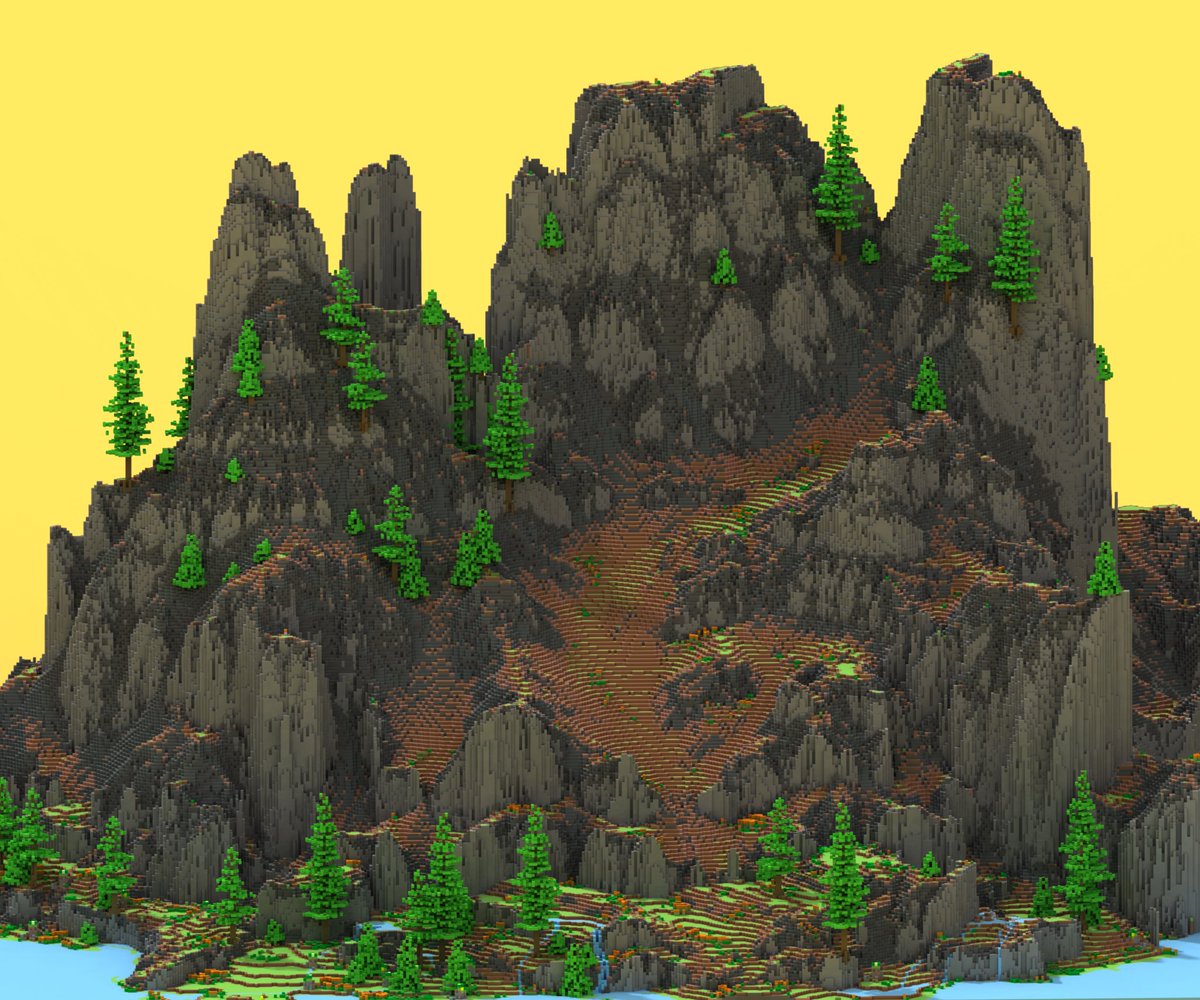 crystvlforest's tweet photo. Terrain udpates 

#Minecraft
#Minecraftidb
#minecraft建築コミュ 
#Terrain #Worldmachine https://t.co/xjxv1Wz8cl