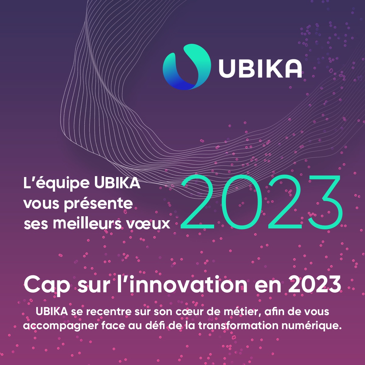 Meilleurs vœux 2023 ! ✨
En 2022, votre partenaire de confiance pour la protection d'appli Web et API est devenu UBIKA.
En 2023, UBIKA se recentre sur son cœur de métier afin de vous accompagner face au défi de la transformation numérique.
👉 swll.to/pcplr 
#cyber #WAF