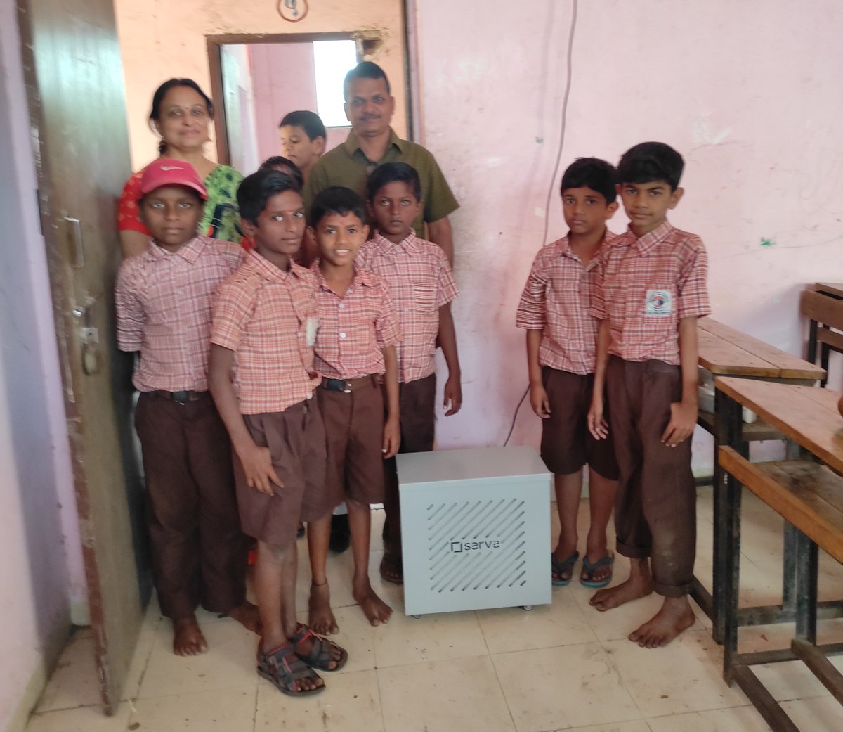 Active_IAQ's tweet image. We know we’re on the right path when we see these smiles. 
Sarva - ActiveBuildings for Communities, deploys air sensors and air purifiers at Ambernath Municipal School, Mumbai.

#AirPollution #AirPurifiers #AirSensors #CleanAirForAll  #CleanTech #SustainableFuture #BetterTomorrow