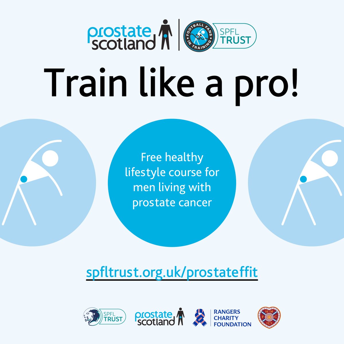Get your new year off to a great start and train like a pro at IBROX &amp; TYNECASTLE!
#ProstateFFIT (Prostate Football Fans in Training) is our NEW free exercise &amp; healthy lifestyle course for men living with prostate cancer. 
Find out more &amp; sign up at: spfltrust.org.uk/prostateffit