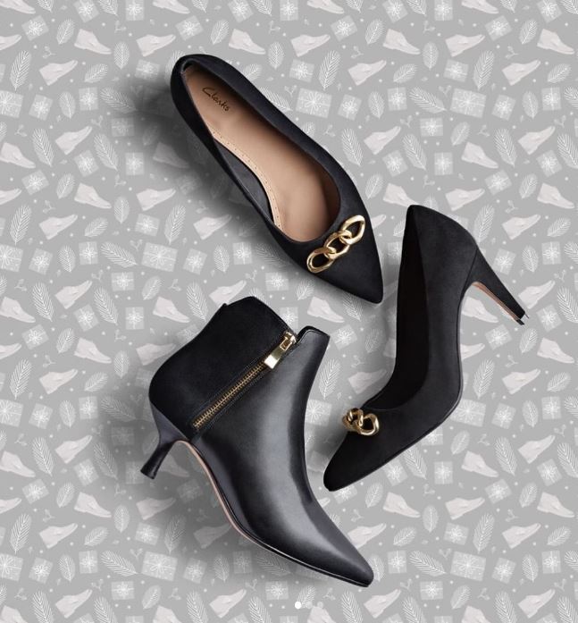 Step into 2023 with fabulous looking footwear from @clarksshoes

#clarksshoes #clarks #womensshoes #ladiesshoes #heels #blackshoes