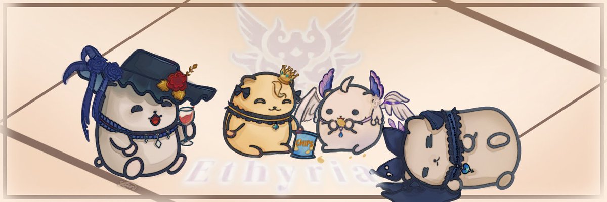 🎰🪄🕊👻 

Ethyria as hampters *•̀ᴗ•́*

#Ethyria #DrawKosaka #Reimural #Endoujin #DrawMillie #Palouette