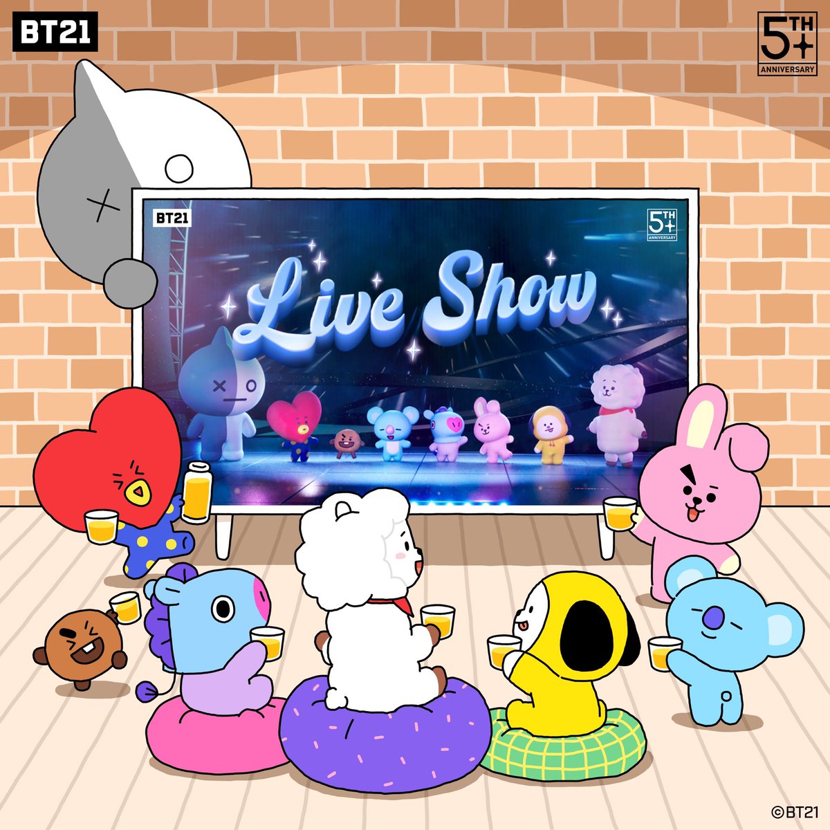 UNISTARS, did you miss our live?
Don’t worry!😎

We prepared a full recording for re-watch!
Come here and enjoy our vibe✨

WATCH NOW via the link below🎶

⏪Re-watch BT21 LIVE SHOW
> lin.ee/DzAo9aF/hntj 

#2022BT21FESTIVAL #BT21 #5th_ANNIVERSARY