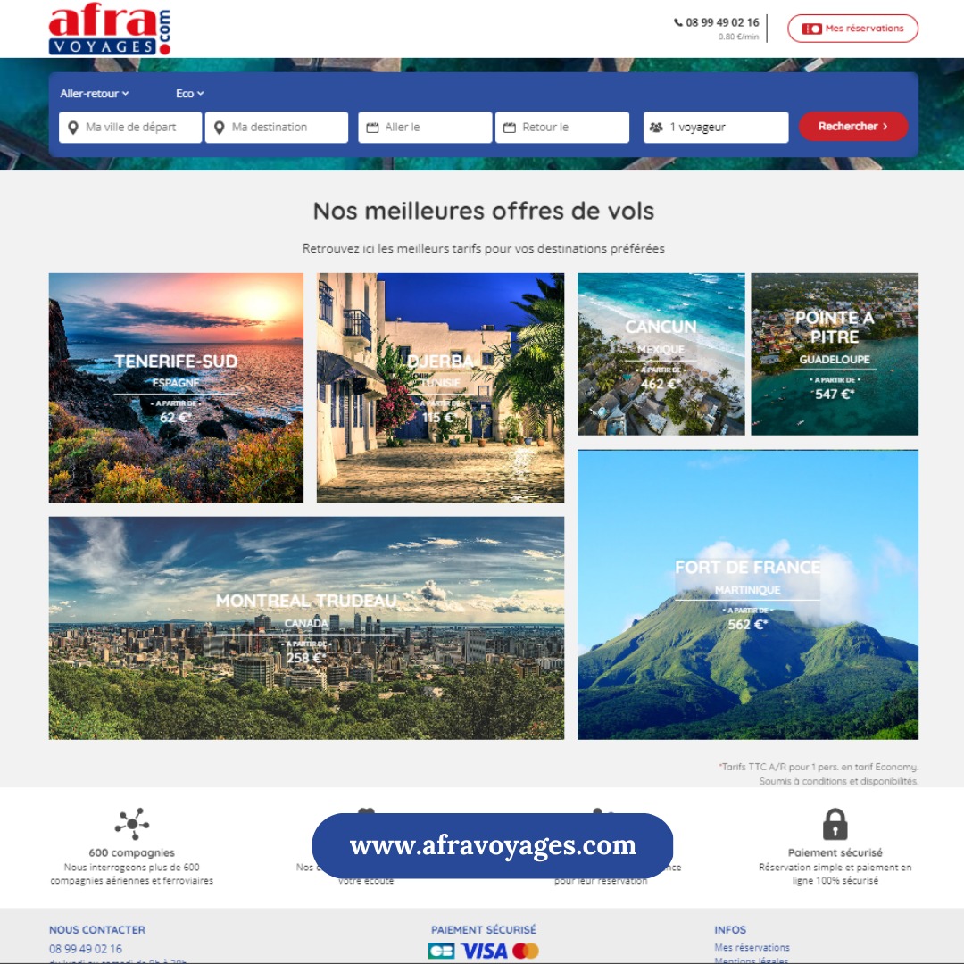 AfraVoyages's tweet photo. Retrouvez une très large gamme de vols, hôtels, séjours, circuits et autotours sur notre nouveau site internet https://t.co/ML8ng0cR2V .
#siteweb#afravoyages#voyages#séjours#circuits#hôtels#instatravel#destinations#turquie#monde https://t.co/5zWF6DU3eP