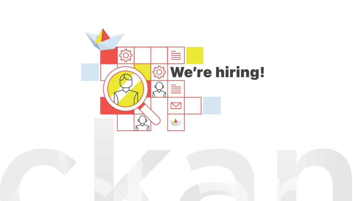 CKANproject's tweet photo. #CKANProject is hiring! We are looking for an enthusiastic and committed developer who would like to join the CKAN team!
π Find out more: https://t.co/vpSrOVPn4o
#HiringNow #HiringInternational #OpenSource #OpenSourceSoftware #OpenSourceFans https://t.co/pTNmm0QnJU