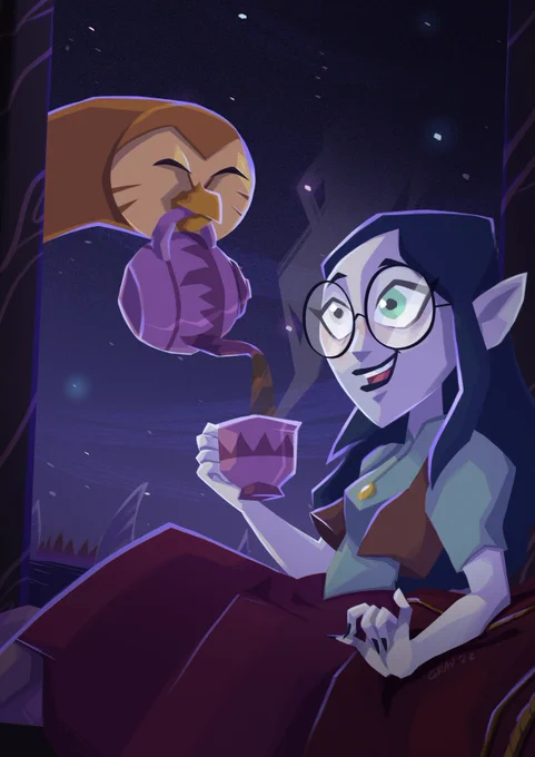 almost forgot to post these, but here's my pieces for ! it was a lot of fun working on it and i hope you guys loved it, everyone worked hard and have amazing pieces to show off!!#TOH #TheOwlHouse 