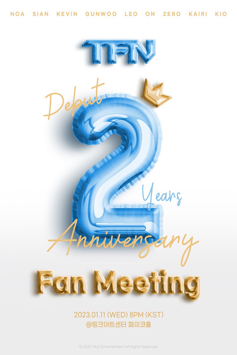 021016ON's tweet photo. 1주년이 엊그제 같은데 벌써 2주년이 코앞이네
T1419부터 TFN까지 2년 넘게 달리느라 고생 많았어❤️‍🔥
앞으로도 잘 부탁해!
#TFN_데뷔2주년_축하해 https://t.co/aiq1a9Mjok