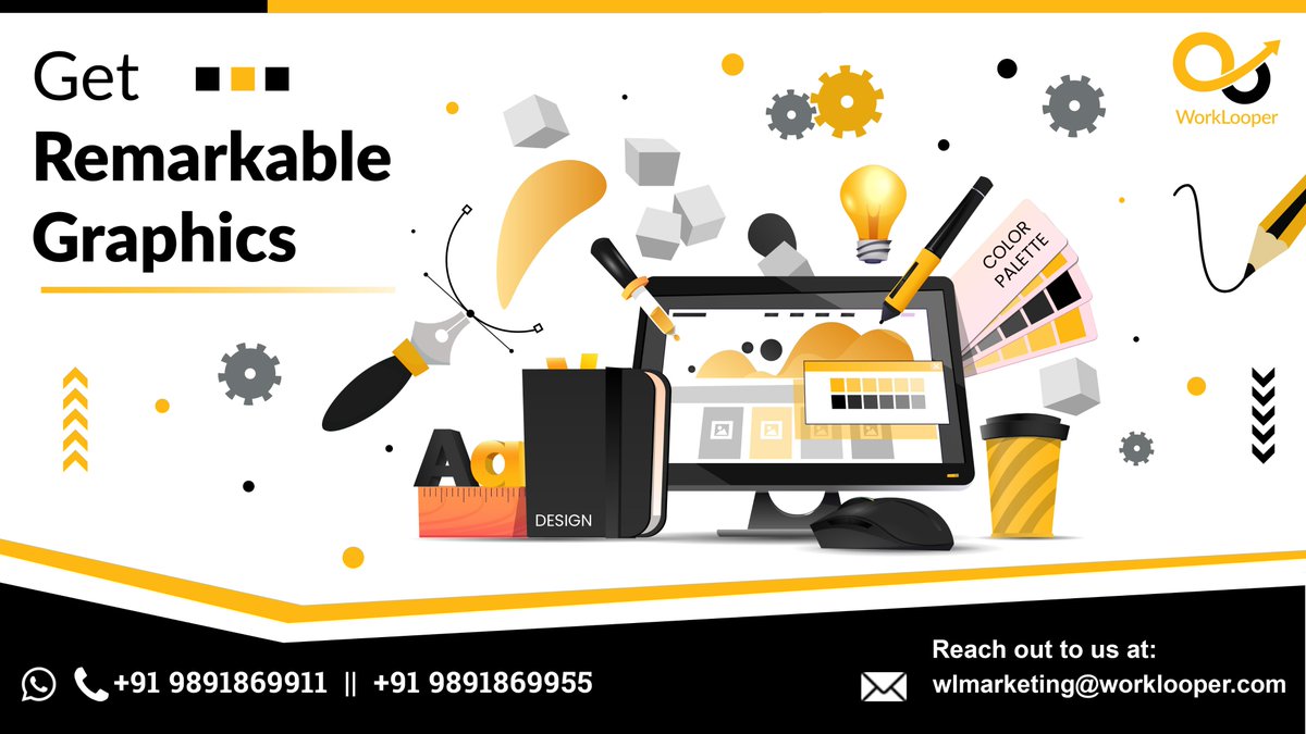 work_looper's tweet photo. The skilled team at WorkLooper designs graphics that are tried and tested to work and bring enormous traffic.
#graphicdesign #graphicdesigner #graphicservices #graphics #design #designing #graphicdesigncommunity #traffic #worklooper #worklooperconsultantspvtltd https://t.co/1cVJw05z2F