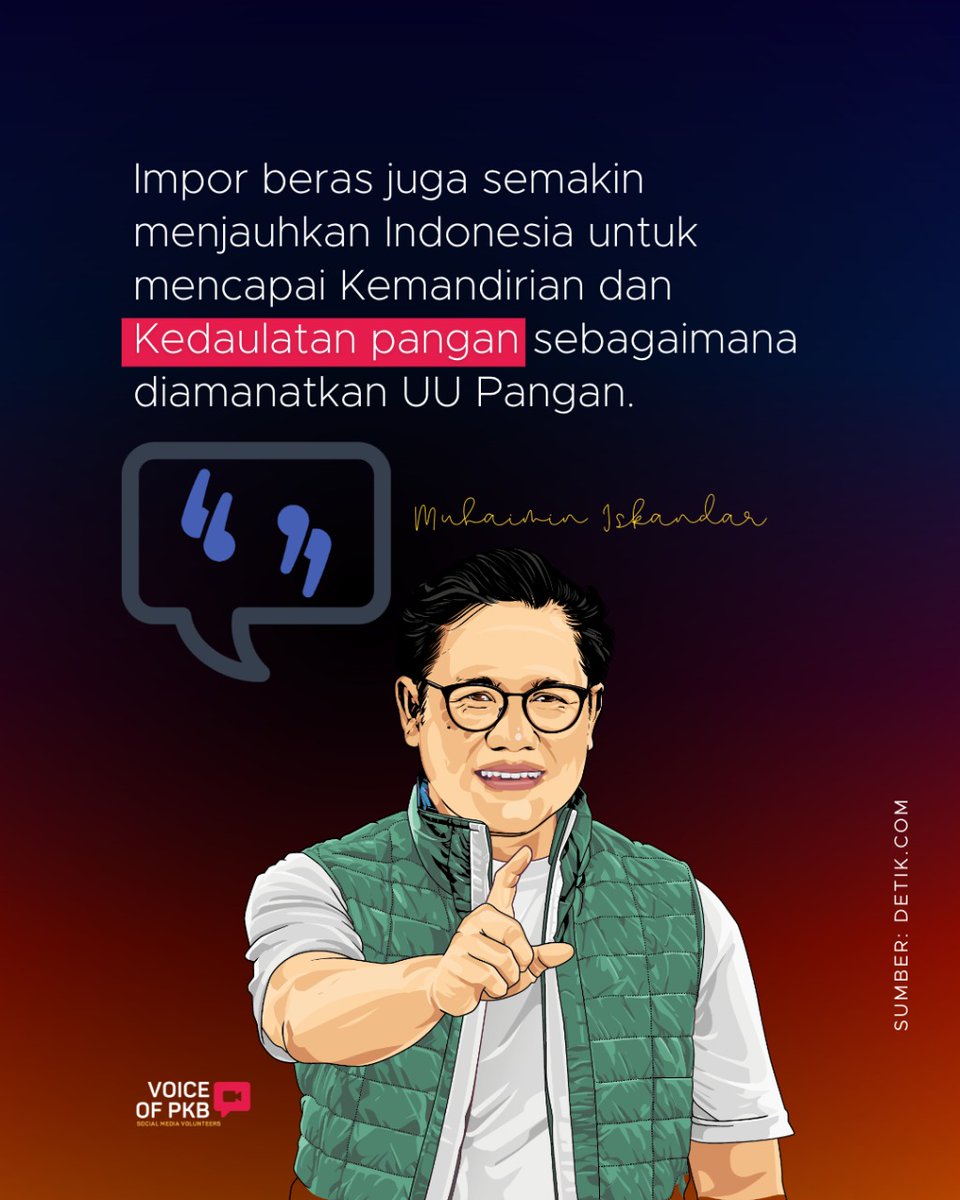 Sejahterakan petani...
#stopimporberas 
#GusMuhaimin