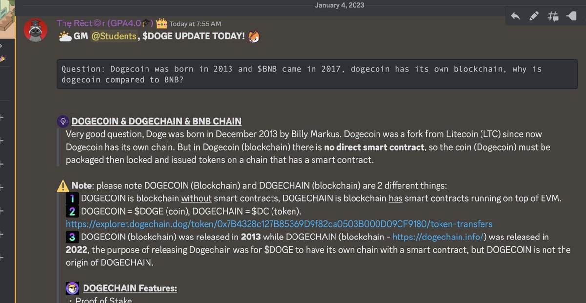 RZMetaversity's tweet photo. #DOGECOIN & #DOGECHAIN & #BNBChain
in-deep analysis of $DOGE inside campus. 👇
Read More, But Only for Holder: https://t.co/4G2EVm3OAq
#SolanaNFT #KOGMI #BONK https://t.co/zG1rgVmMN2