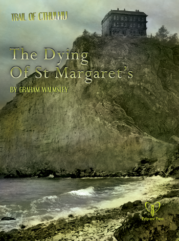 Tonight, we're concluding the subtle but disturbing Trail of Cthulhu scenario The Dying of St Margaret. 

First RPG of the new year and hopefully back to a regular playing schedule!