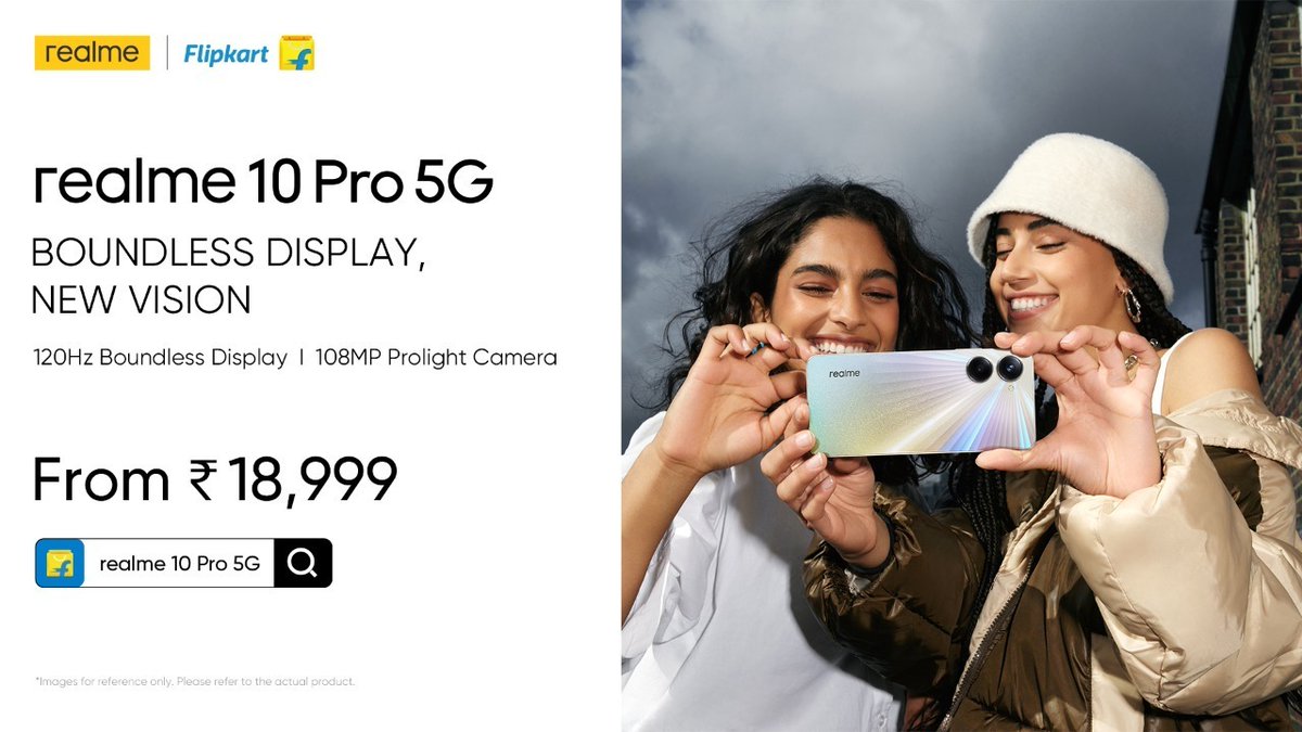 SumitUp74196623's tweet photo. Realme ka behtarin 5G smartphone 18999 mein ismein Kamal ke camera mil rahe Hain #realme10Pro5G @realmeindia @Flipkart https://t.co/cFIlnl5L0N