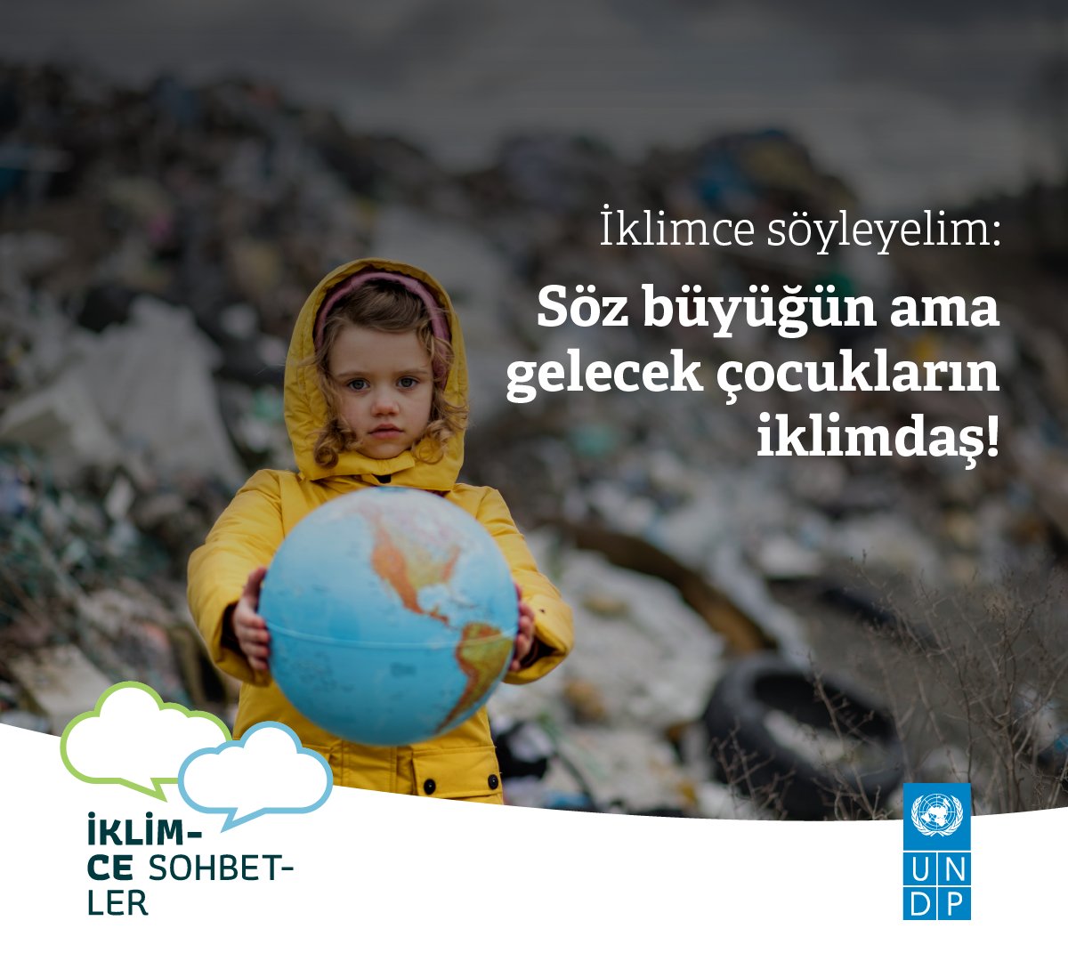 UNICEF’in geçen yıl hazırladığı rapora göre dünya genelinde bir milyar çocuk iklim değişikliğinin sonuçları karşısında ağır risk altında.
İklimce söyleyelim: Söz büyüğün ama gelecek çocukların iklimdaş!
.
Kaynak: bit.ly/3WE0hJT