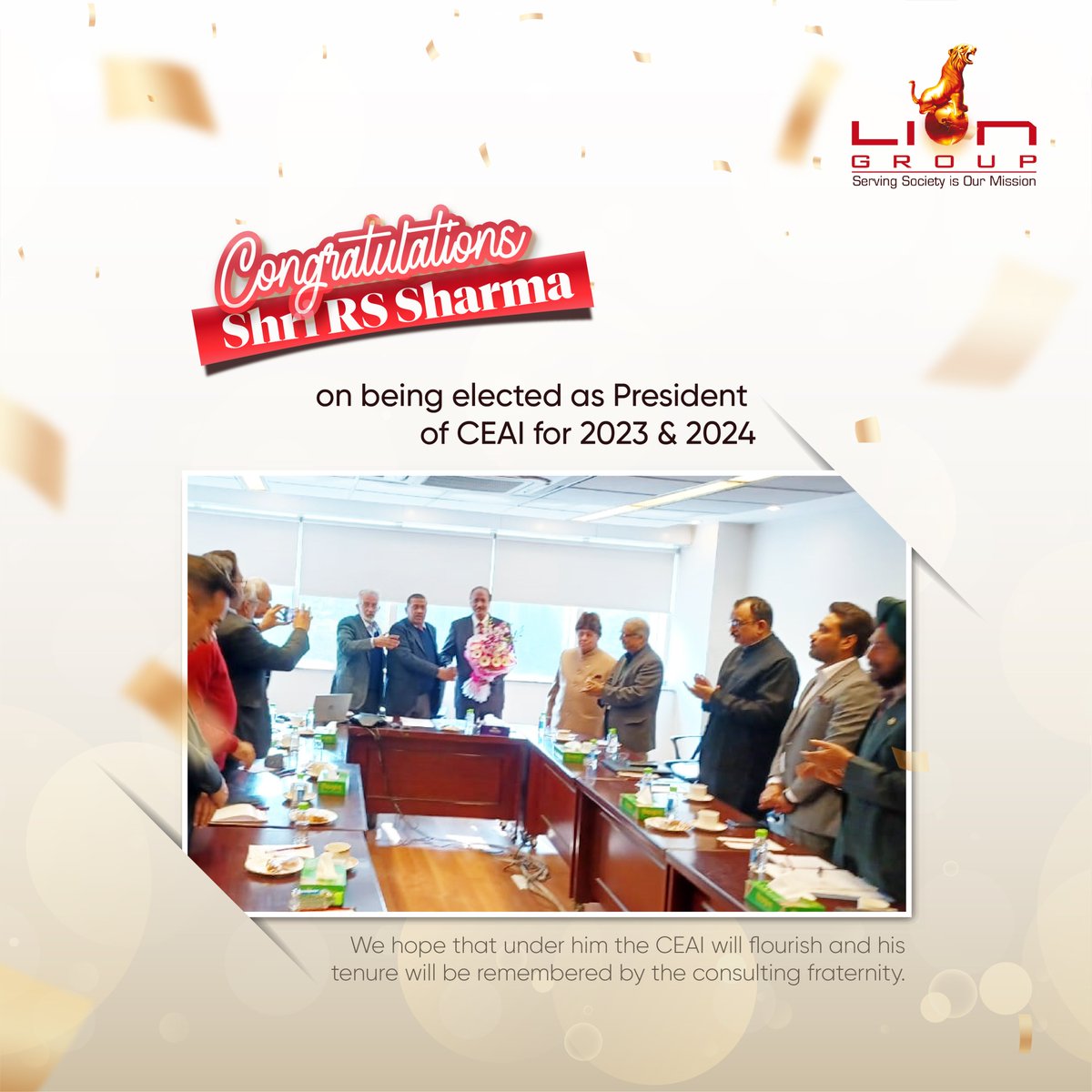 Navneet979797's tweet photo. Congratulation, Shri RS Sharma

on being elected as President of CEAI (Consulting Engineers Association of India) for 2023 &amp; 2024

We hope that under him the CEAI will flourish and his tenure will be remembered by the consulting fraternity
#ceai #president #consulting #engineers https://t.co/ckDyYwv8zn