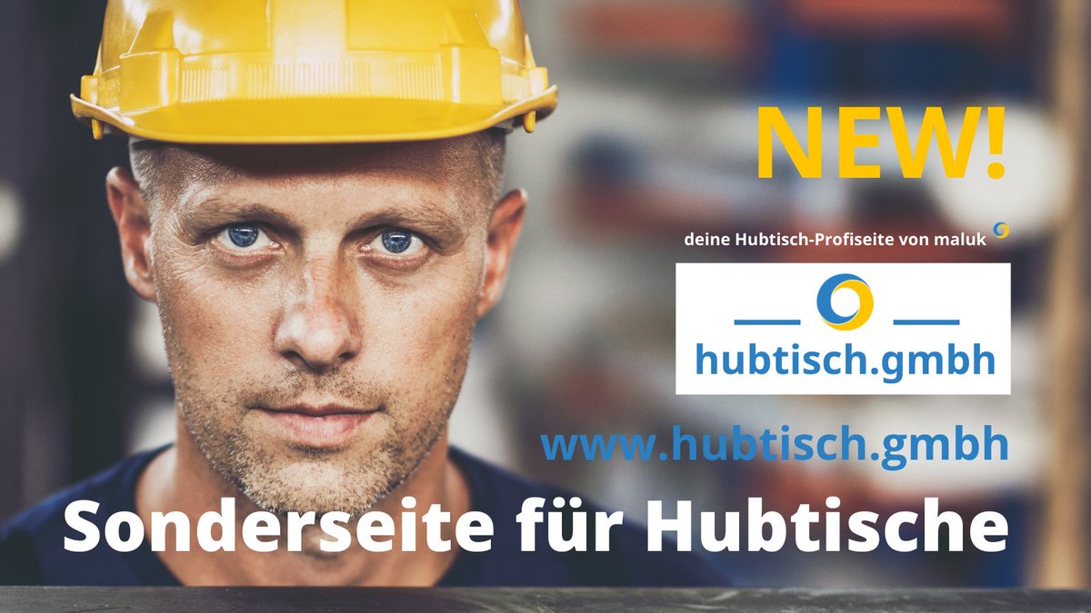 malukGmbH's tweet photo. 2023🔼🔽 IMMER EINEN HUB VORAUS! Hier geht es zur HUBTISCH-PREMIUMSEITE https://t.co/daWXWvQ9pD   dein maluk-team  

#hubtisch  #lifttable #scissorlift #hydraulik  #ergonomie #industrie #produktion #maschinenbau #sonderbau #stahl #logistik  #transport #maluk https://t.co/1a9R1GRWeQ