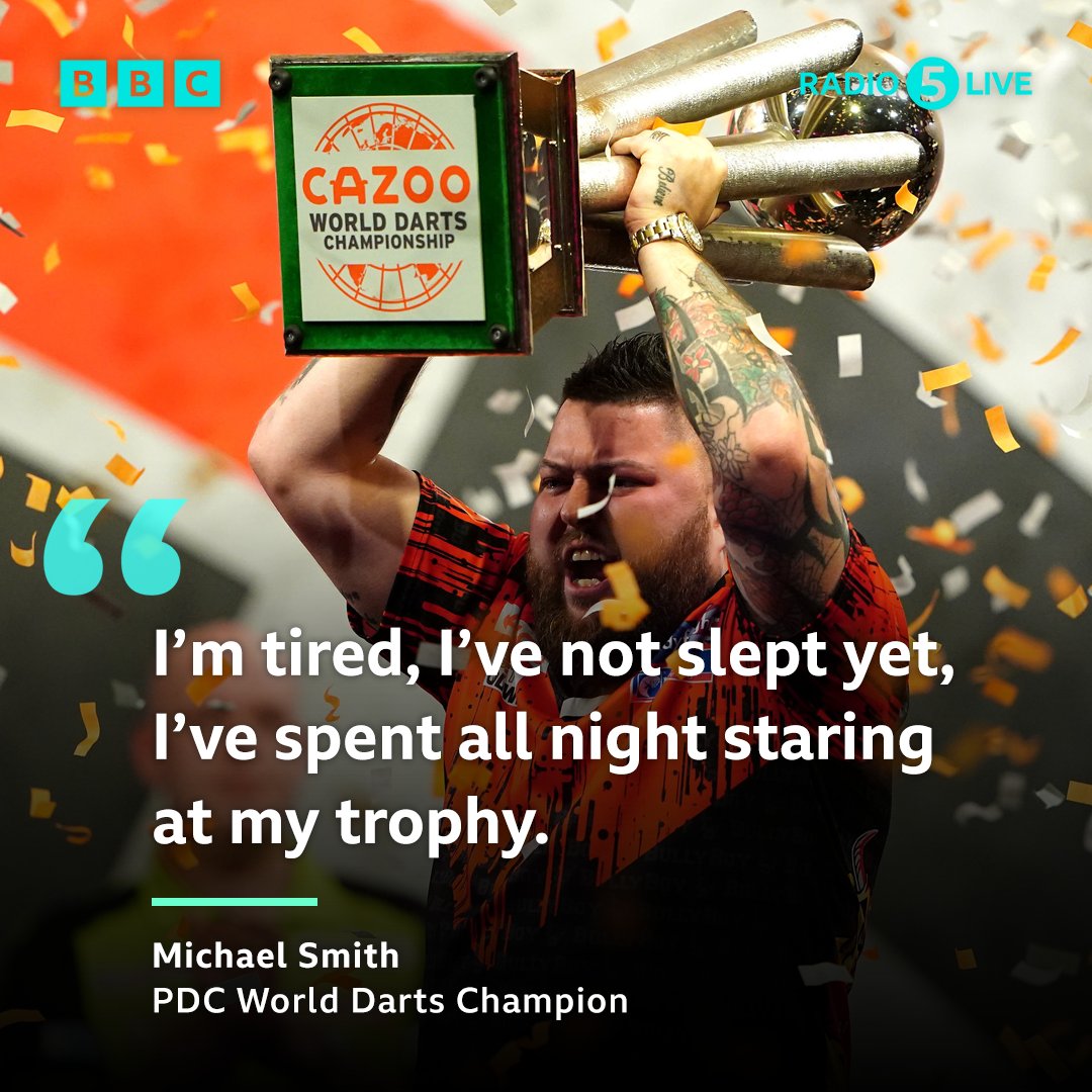🎯 Michael Smith is the new PDC World Darts Champion after beating