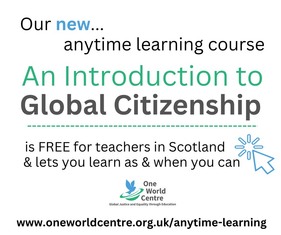 NEW for 2023! 

Designed to compliment our online and in-person professional learning opportunities, our new #GlobalCitizenship course is now live!

Plus details of all our upcoming sessions...find out more➡️bit.ly/3VIRUvu

#ThisIsLfS #Edublether #DundeeLearning
