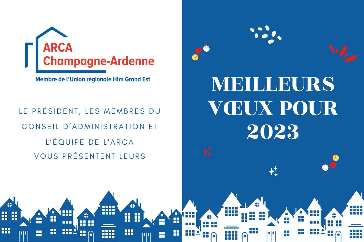 L'ARCA vous souhaite une très belle année 2023 ✨🎉

Qu’elle soit signe de santé, de réussite et de beaux projets.