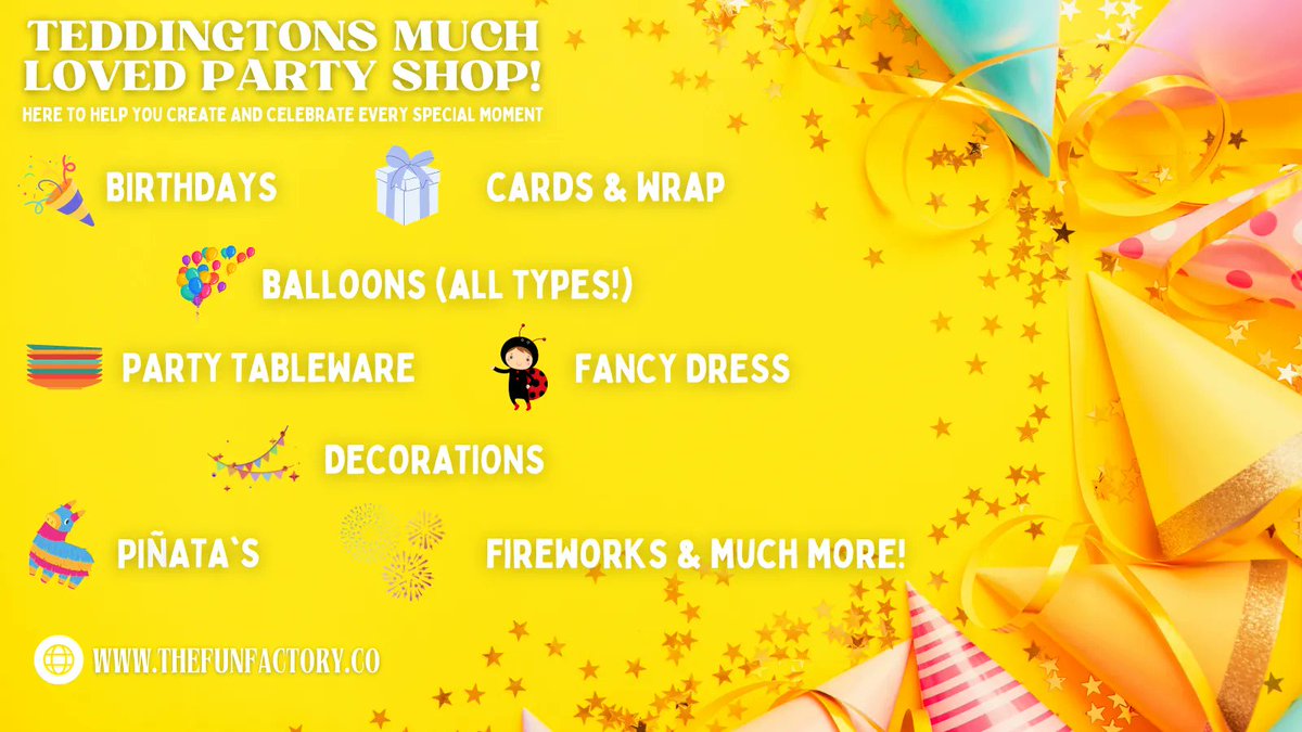 We've got everything and more in-store so be sure to pop in and say hello, and see what takes your fancy for your upcoming celebrations! If you're not sure, or need help - then our team will be happy to help! 🛍

#HappyNewYear #Party #SupportLocalBusiness #January #Celebrations