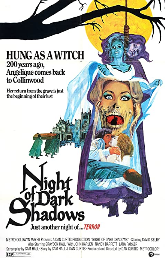 davesikula's tweet photo. #NextOnTCM

NIGHT OF DARK SHADOWS (1971) #DavidSelby, #GraysonHall, #KateJackson
Dir.: #DanCurtis 9:45 AM PT

Newlyweds try to survive life at a haunted family estate.

1h 37m | Horror/Science-Fiction | TV-14

#TCM #TCMParty #DarkShadows #Gothic #Vampires https://t.co/Yb2B8oGXBG