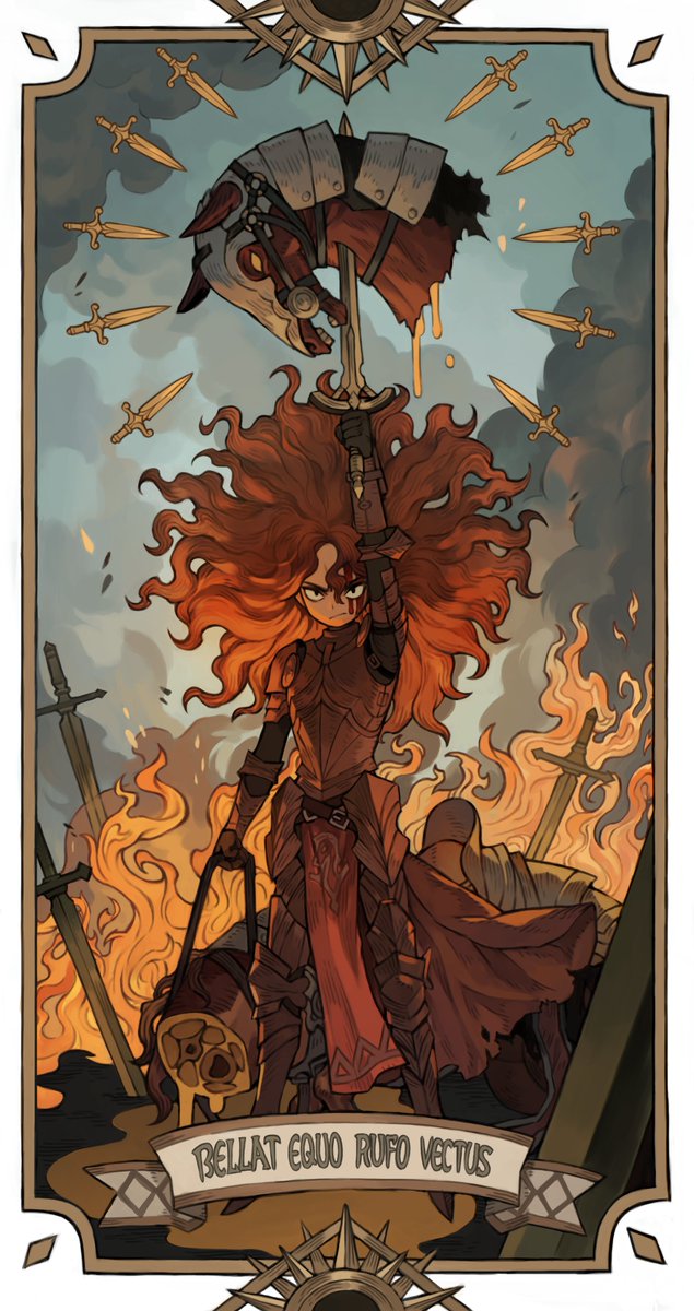 Ve_Xillum's tweet photo. Four Horsemen Of The Apocalypse, Red Rider of War https://t.co/foMSsXgmrD