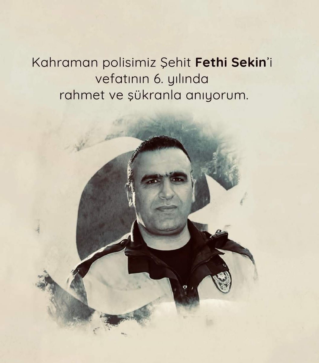 serdarcirit10's tweet photo. Hain teröristlerin oyununu bozmak için korkusuzca canını feda eden Kahraman Şehidimiz #FethiSekin'i rahmetle anıyorum… https://t.co/d9kkYJ3nXE