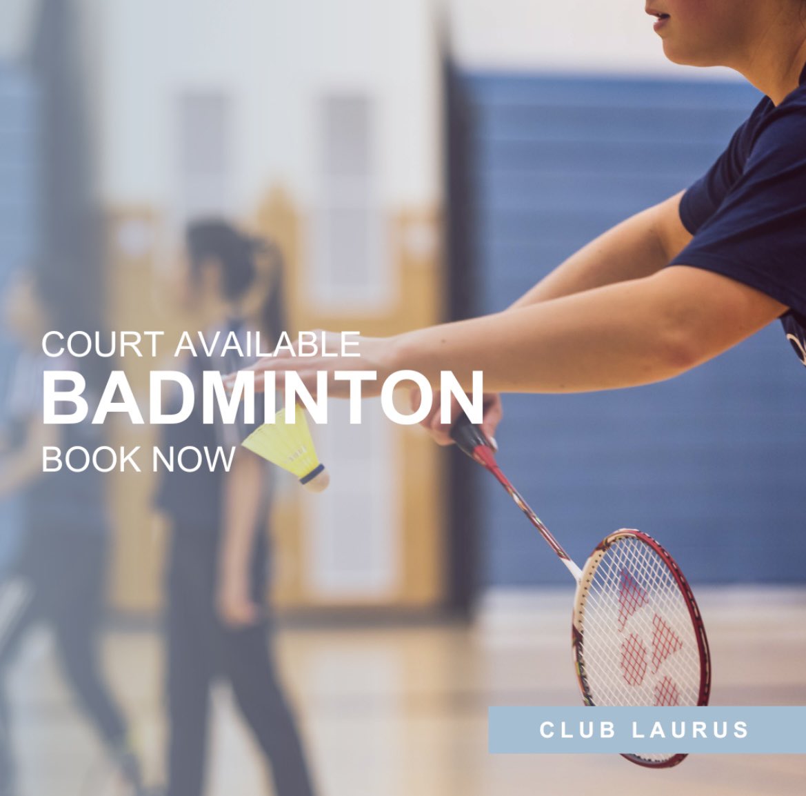 ClubLaurus1's tweet photo. New Year badminton availability at Club Laurus, call 0161 5075308 to book 🏸 https://t.co/Eiwp3IGupL