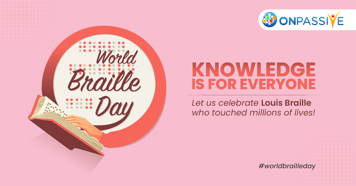 Today, we honor the revolutionary contribution of Louis Braille to the visually impaired community. Let us strive to make spaces more accessible. 

#louisbraille #brailleday #WorldBrailleDay #WorldBrailleDay2023 #ONPASSIVE  #FOI #TheFutureOfInternet