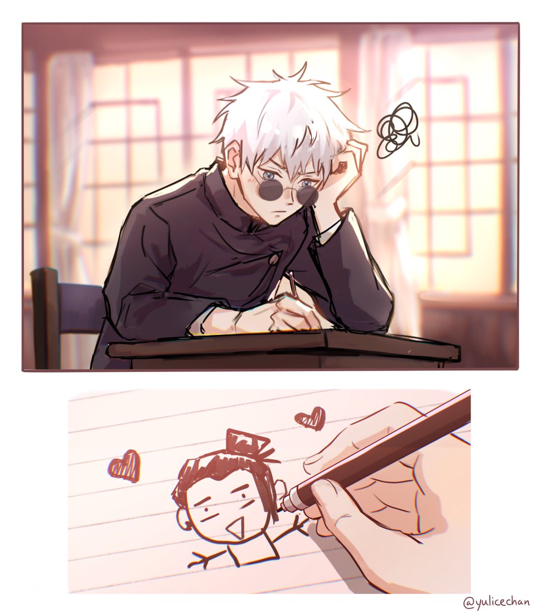 doodling your crush 