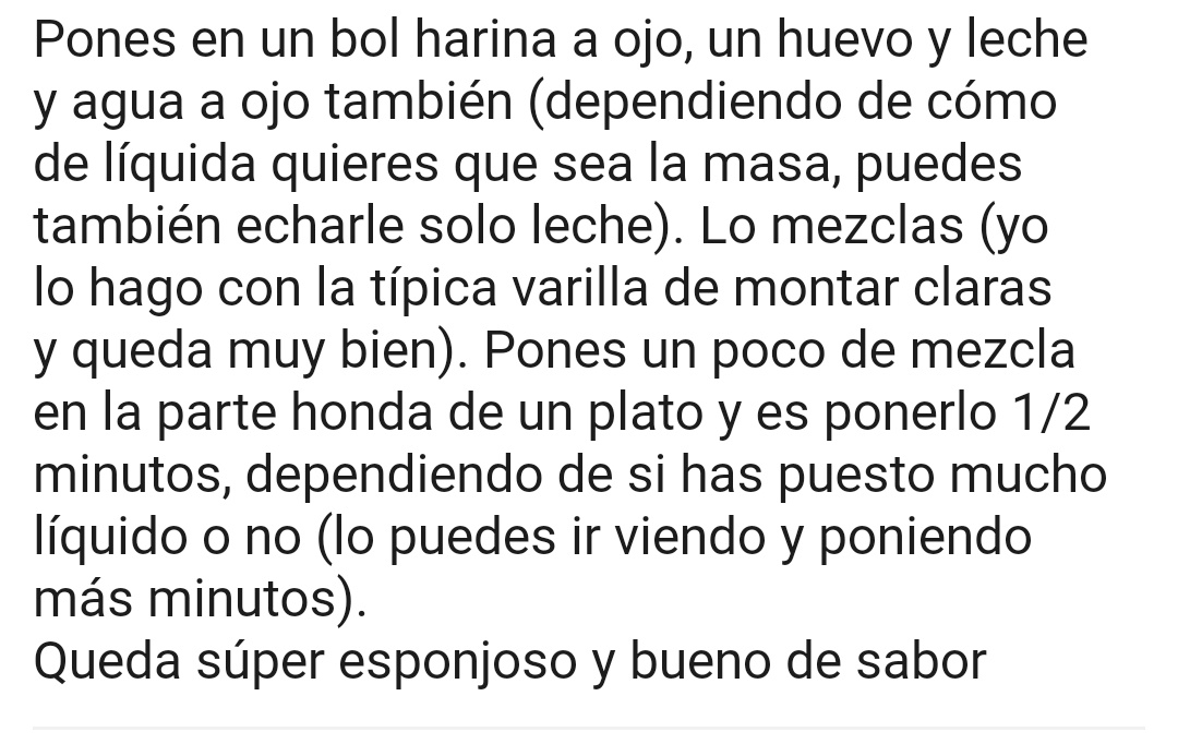 Para los que me habéis preguntado por los crepes 

Consejo: para despegarlo del plato id levantando el borde con una cuchara poco a poco hasta acabar sacándolo todo