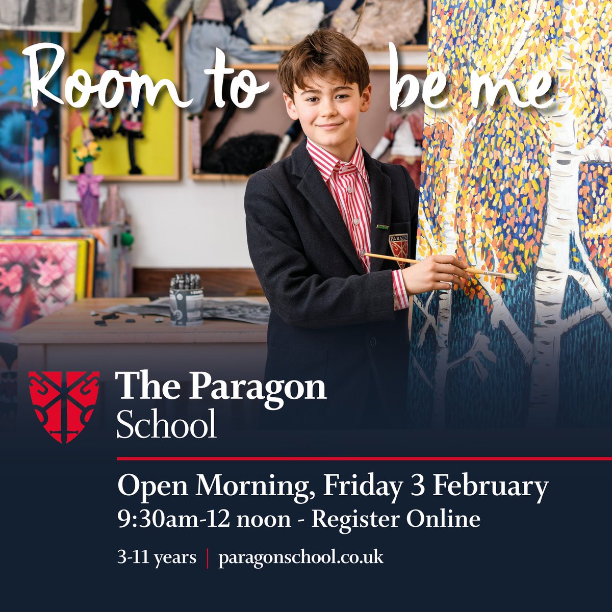 We look forward to welcoming families to our whole-school Open Morning on Friday 3rd February from 9:30am. The morning will give you a chance to hear from Headmistress, Rosie Allen, and explore the school with groups of older pupils. To register please visit the link in our bio.
