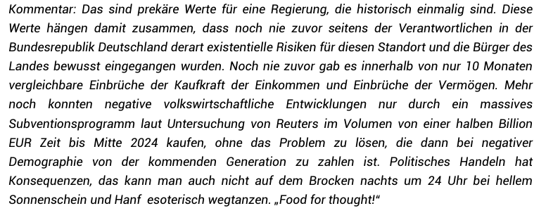 plan0815's tweet photo. #Hellmeyer zu dem deutlich fallenden Vertrauen in #Bundeskanzler u.a.:
Konsequenzen kann man nicht esoterisch wegtanzen🤣 https://t.co/TE1Fdq57aV