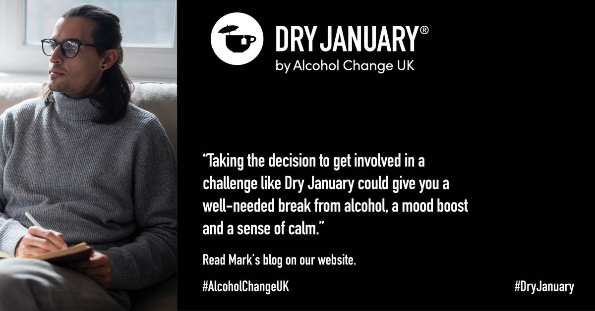 "Taking the decision to get involved in a challenge like #DryJanuary could give you a well-needed break from alcohol, a mood boost and a sense of calm."