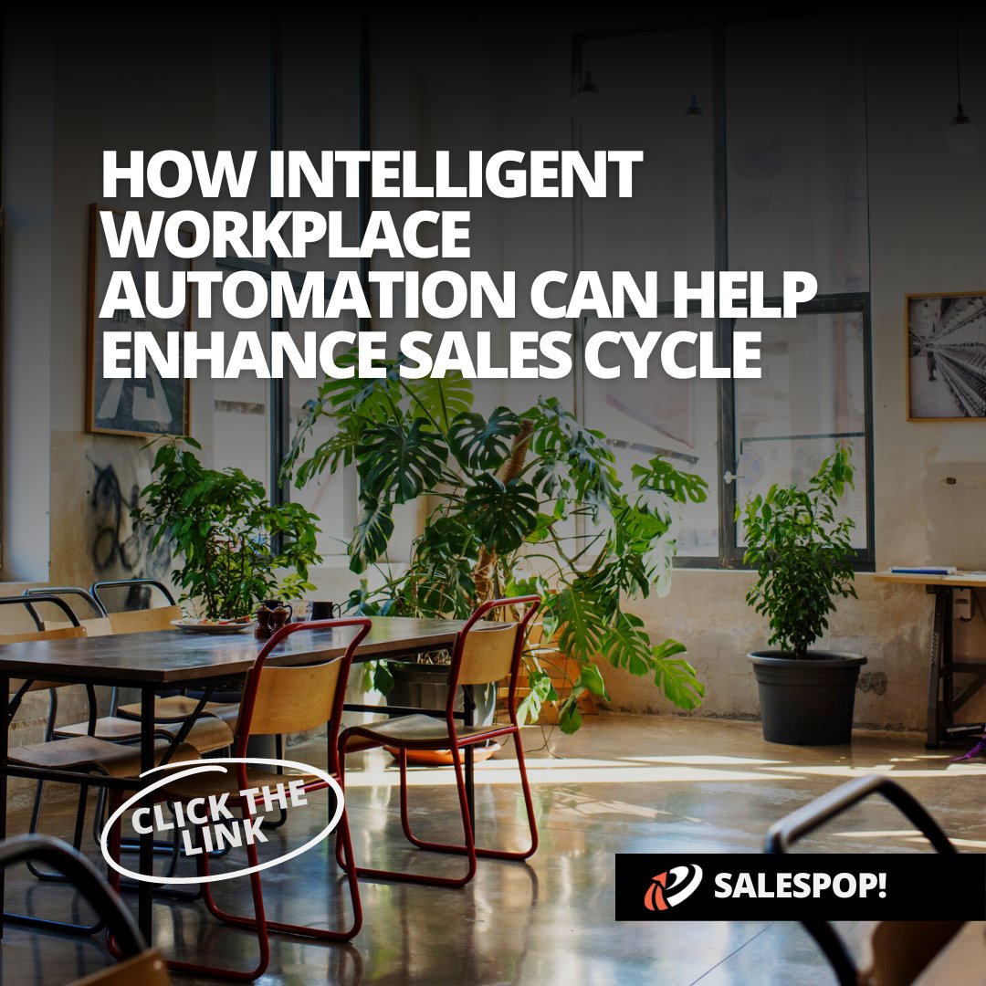 RealSalesPOP's tweet image. Workplace automation helps to streamline processes, increase productivity and improve overall quality. Read more: ow.ly/4ZAm50M6YE0 #workplaceautomation