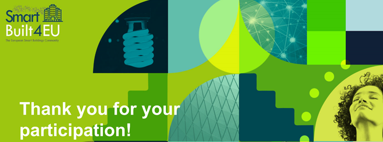 As promised the second part of the <a href="/SmartBuilt4EU/">SmartBuilt4EU</a>  last batch of White Papers, to be downloaded:

TF3: Data driven indicators for smart buildings lnkd.in/dBz7mYQa

Task Force 4:  Education and upskilling lnkd.in/eyQgSsFQ
Enjoy!