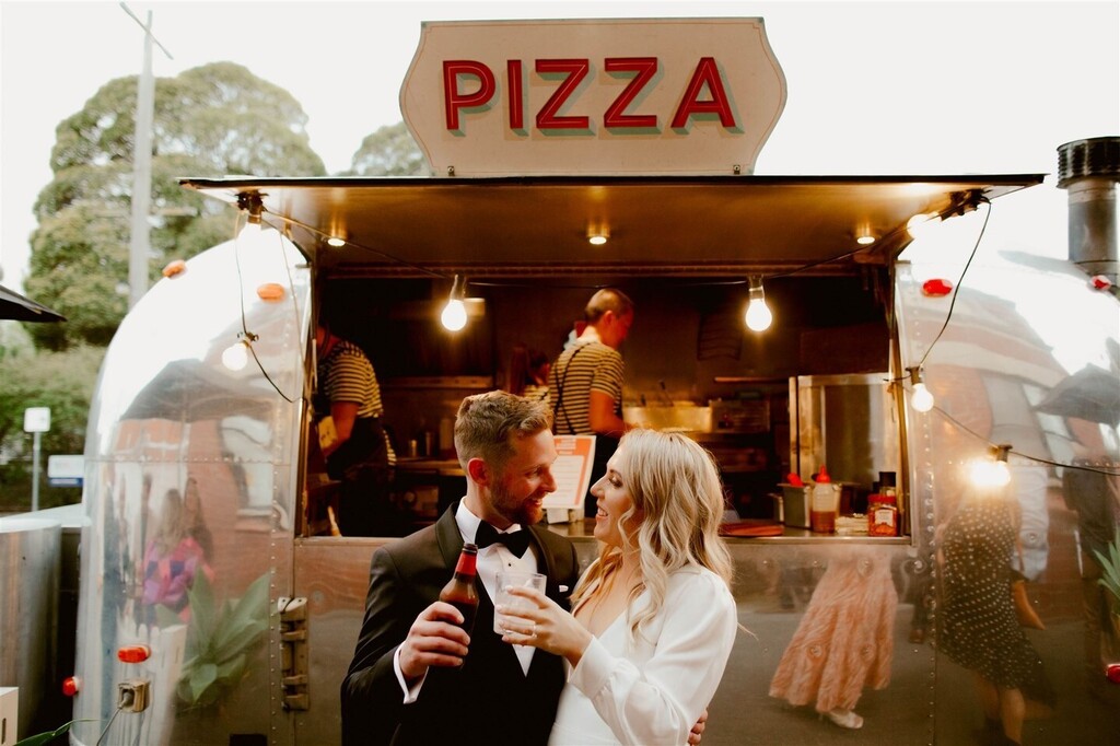 "We had Happy Camper cater our wedding... FANTASTIC! Honestly one of the best pizzas I've had! ⁠
⁠
All of our guests commented on how delish it was. The service was also amazing!! They were an absolute delight to deal with from the very beginning. Highly recommend." - Ashlea…