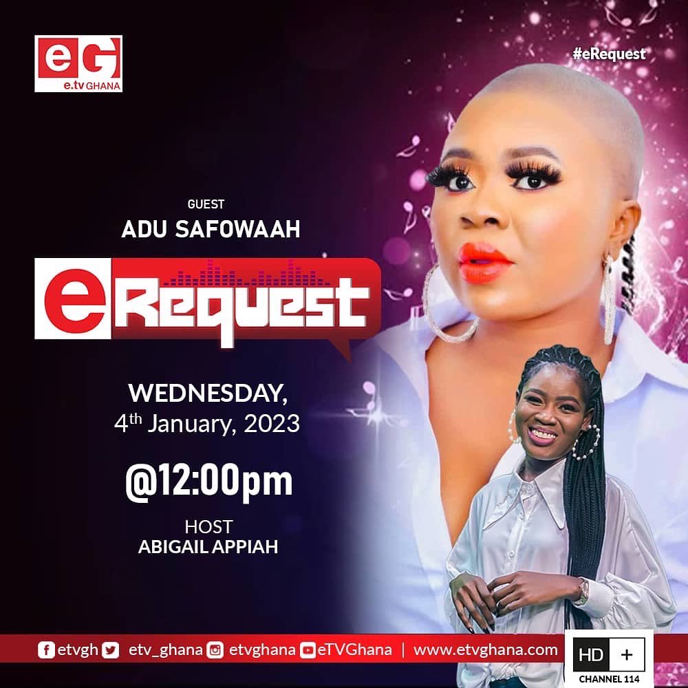 YSportsGh's tweet photo. The festive season is over, let's see if our music Industry players met our expectations.
Join @abibaeish and her guests Adu Safowaah & Olele Salvador at 12pm on #eRequest https://t.co/VeYnHUozjQ